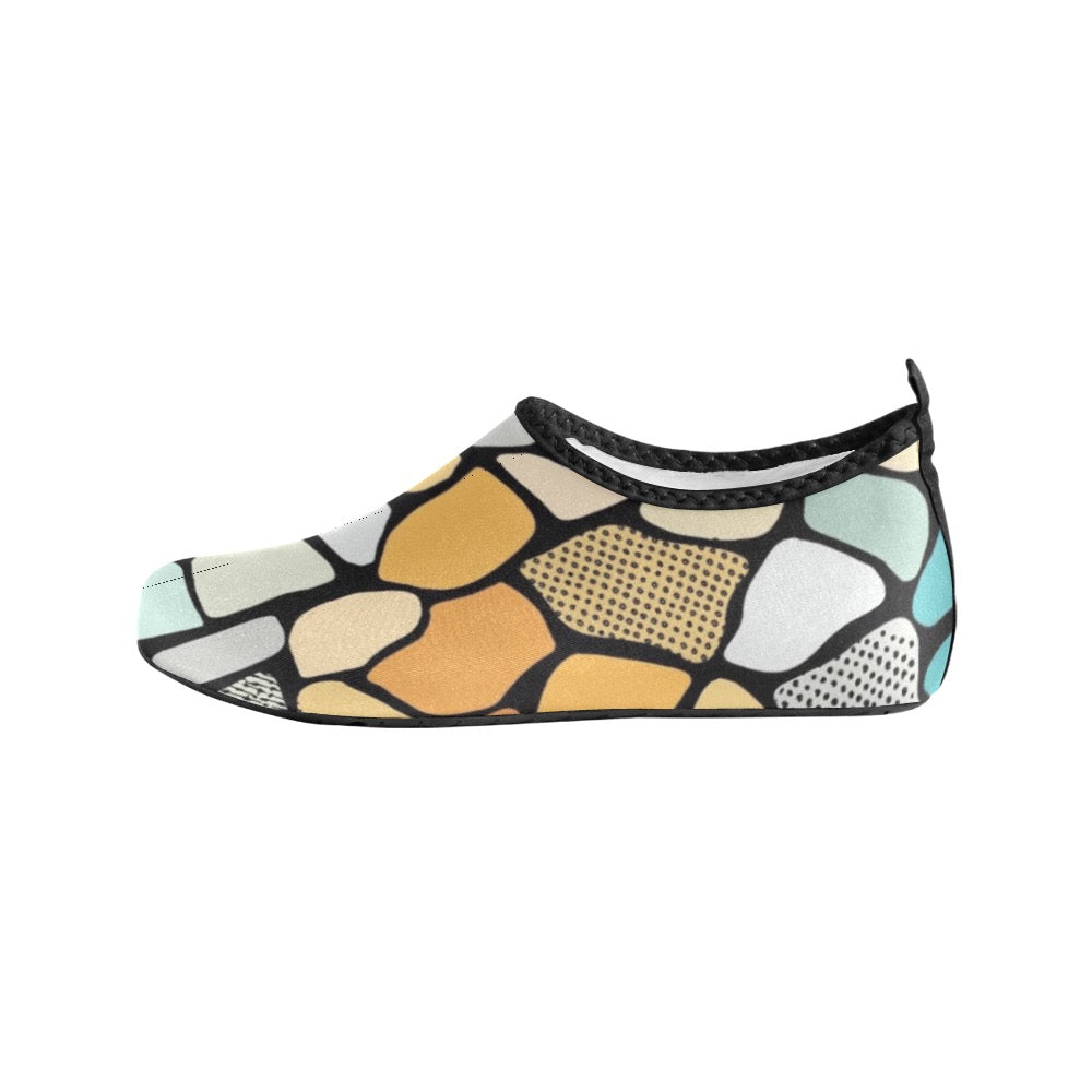 Colorful Stones Kids' Slip-On Water Shoes