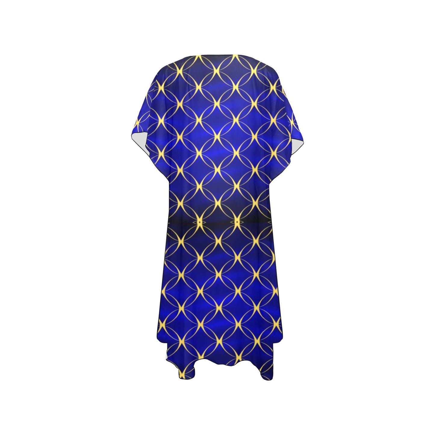 Royal Blue Fashion Chiffon Cover Ups