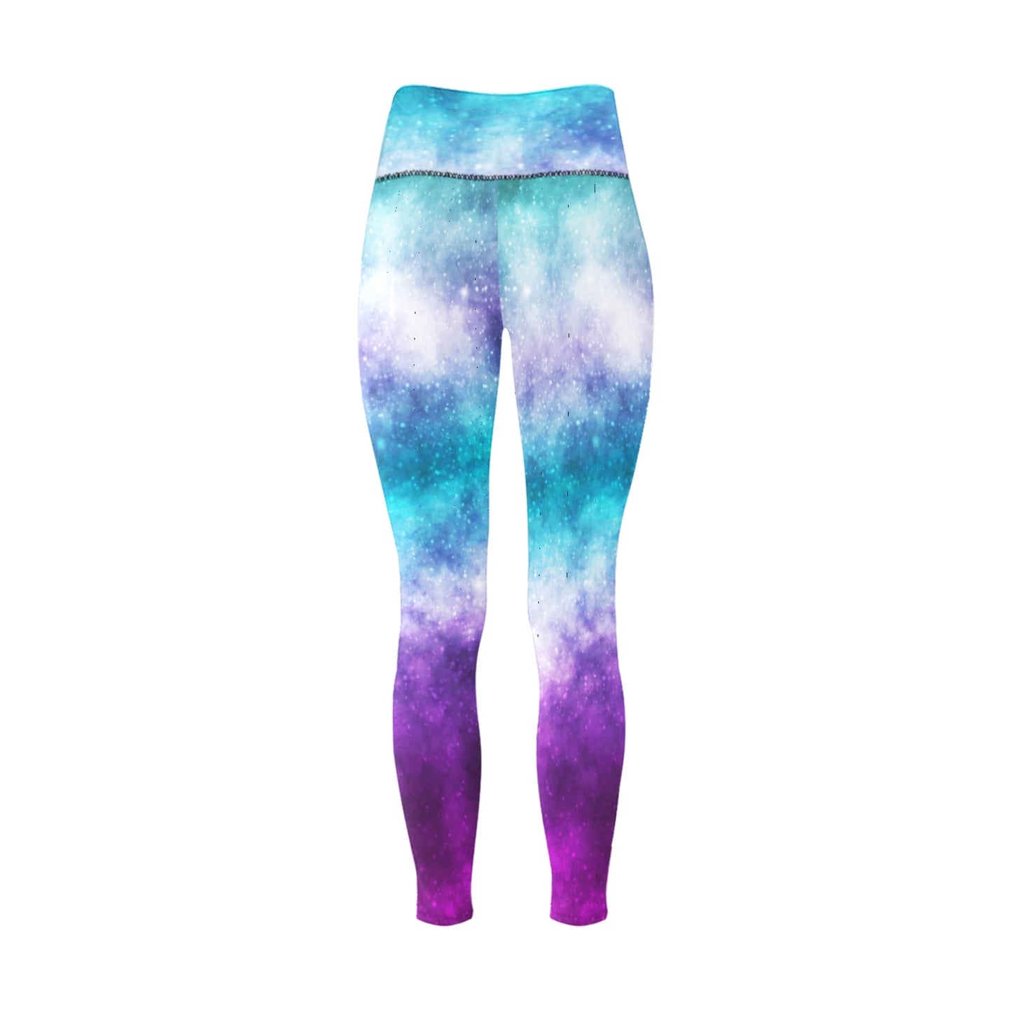 Cosmic Galaxy High-Waisted Leggings