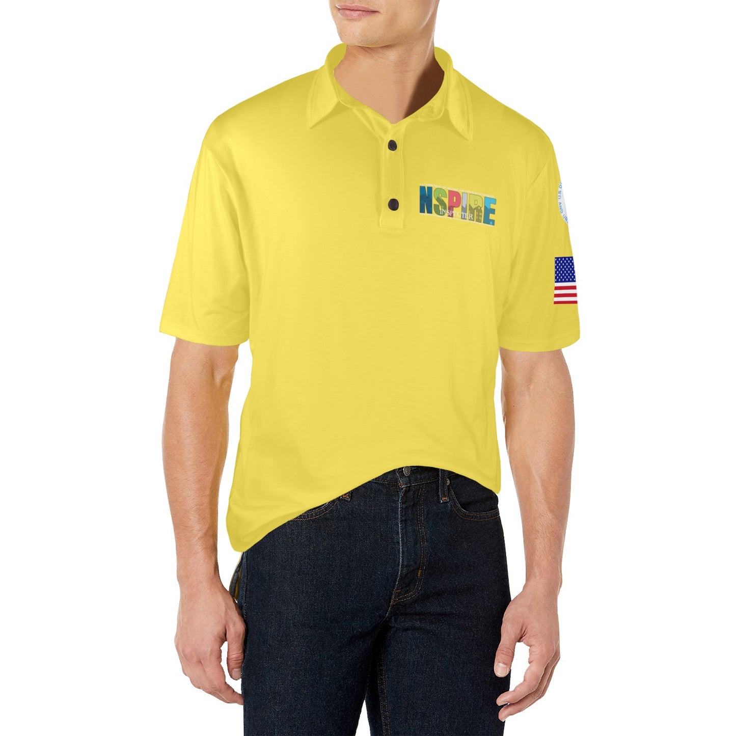 Yellow Men's Polo Shirt