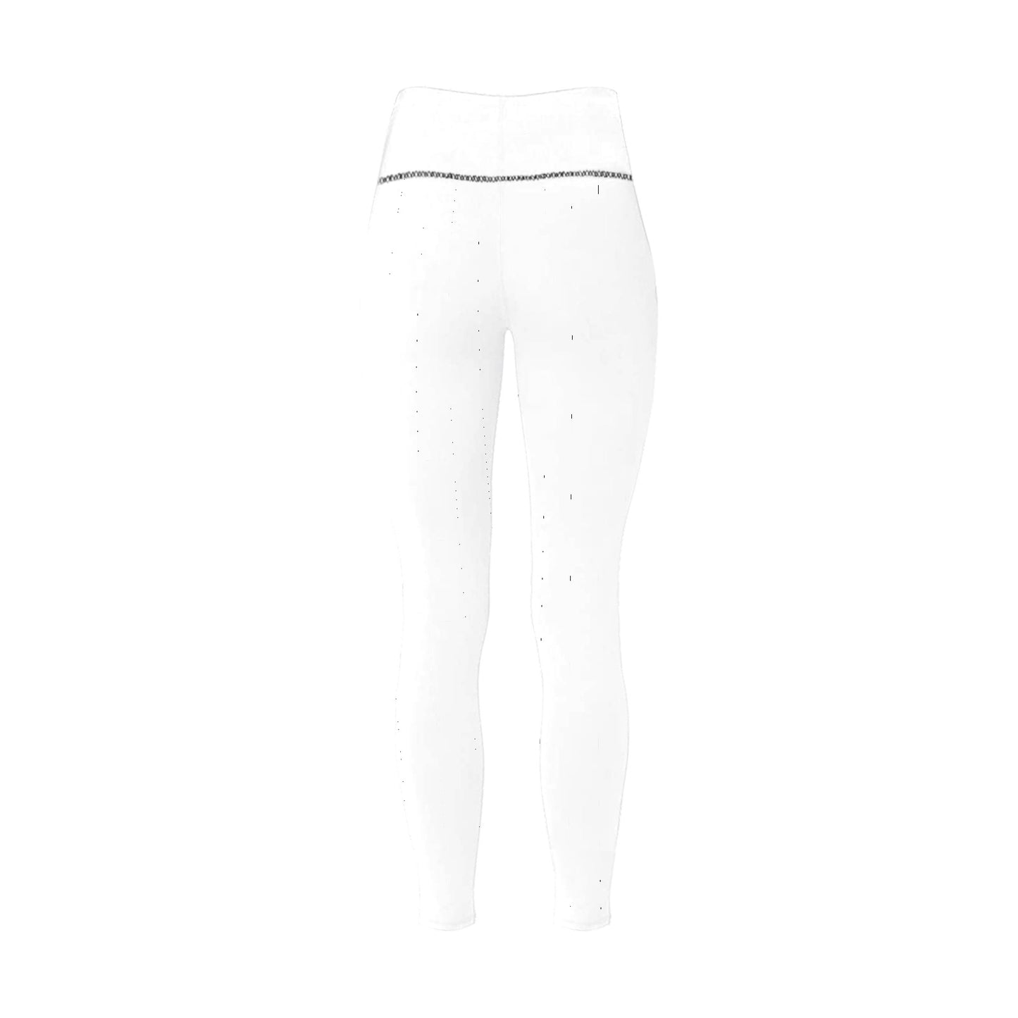 White High-Waisted Leggings