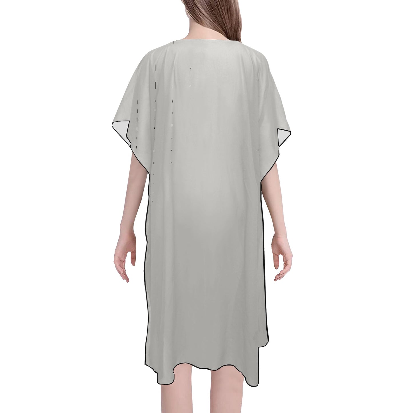 Grey Chiffon Cover Ups