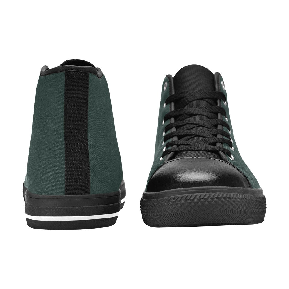 Green Men's High Top Shoes