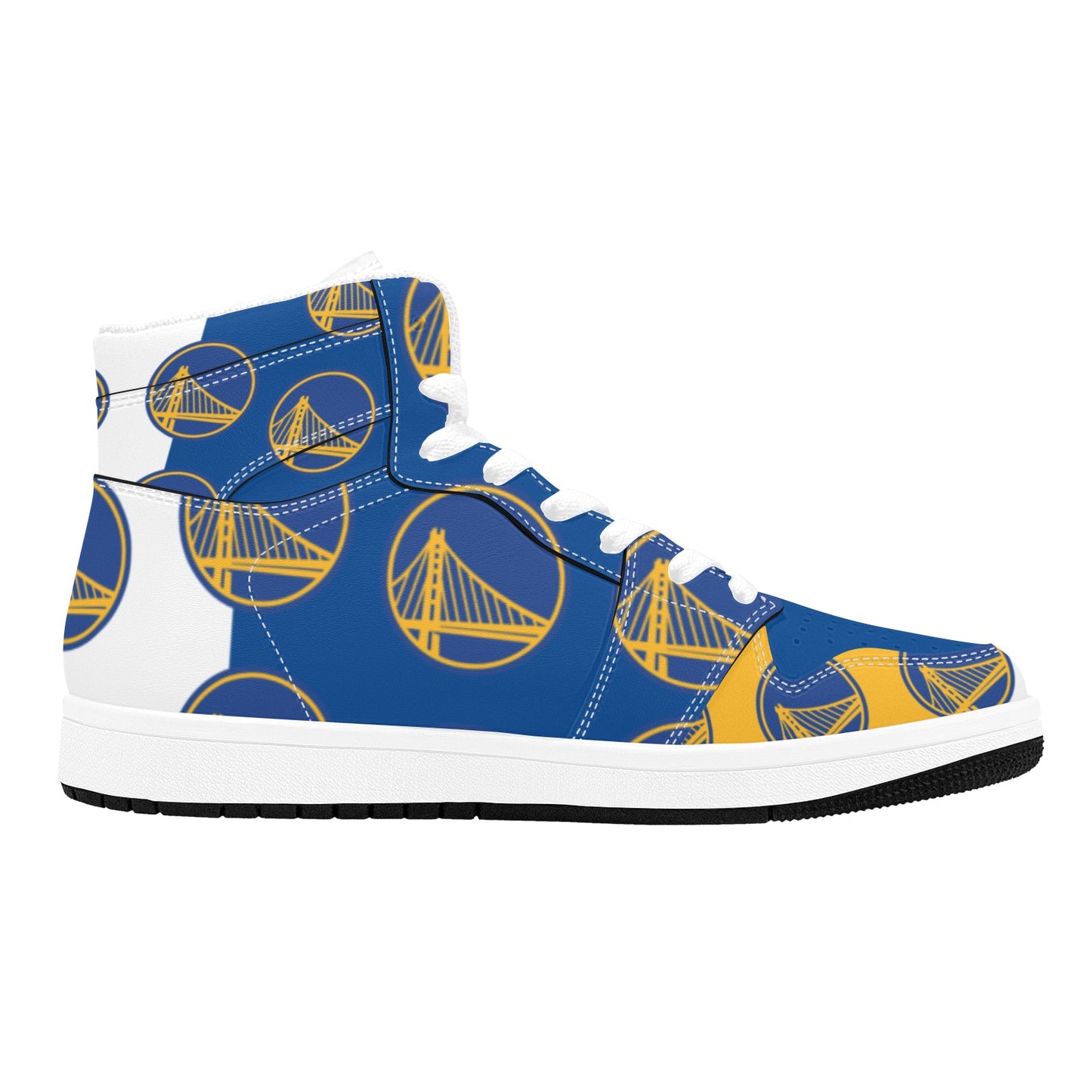 Golden State Warriors Men's High Top Sneakers