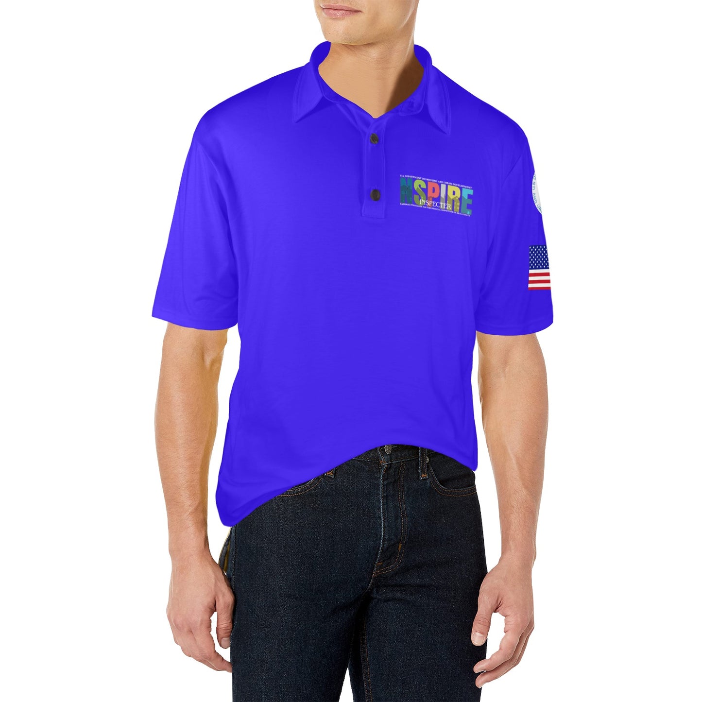Royal Blue Men's Polo Shirt