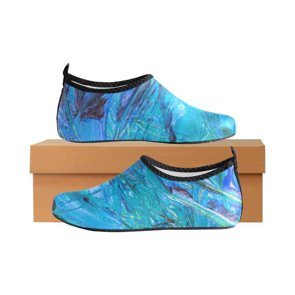 Blue Aqua Kids' Slip-On Water Shoes