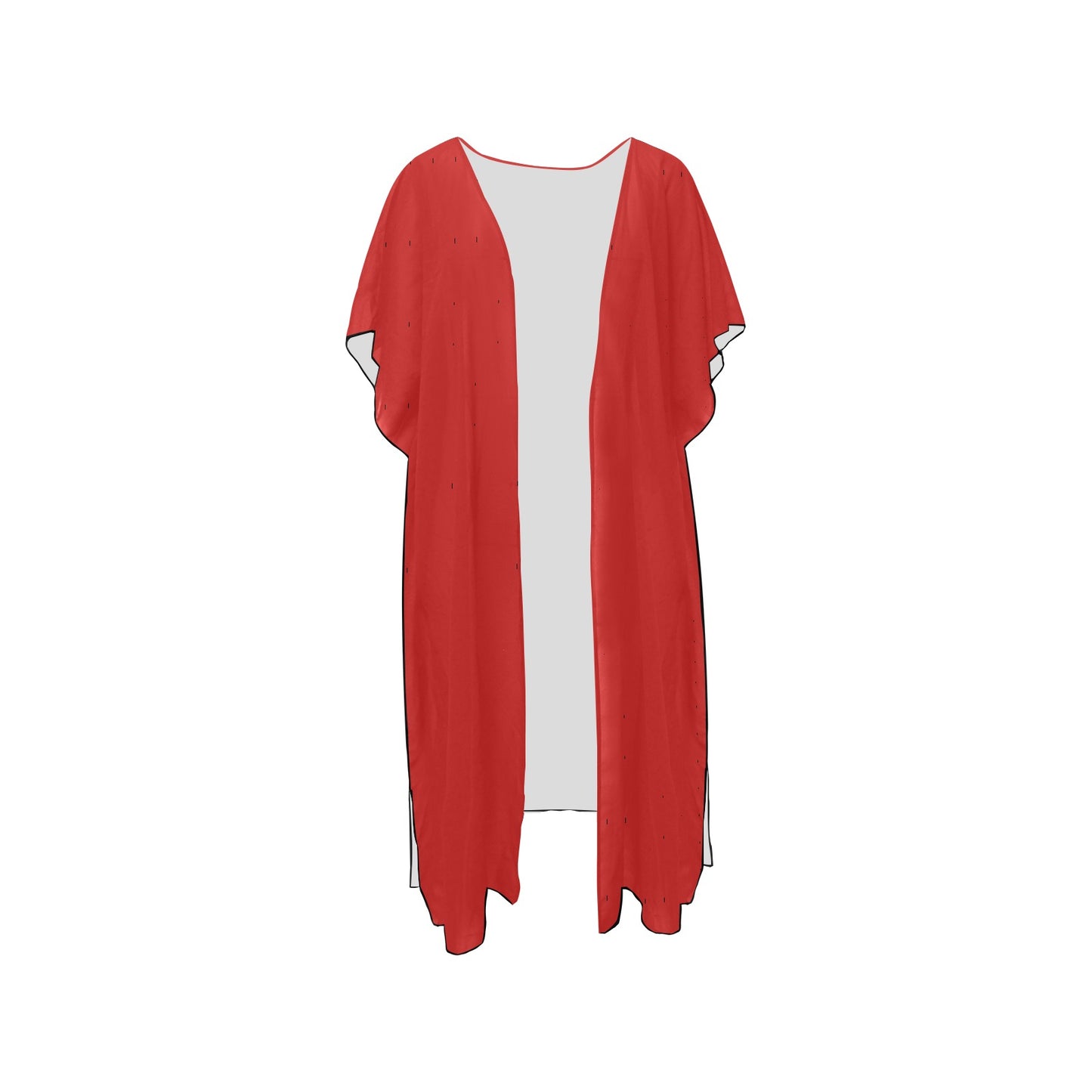 Red Chiffon Cover Ups