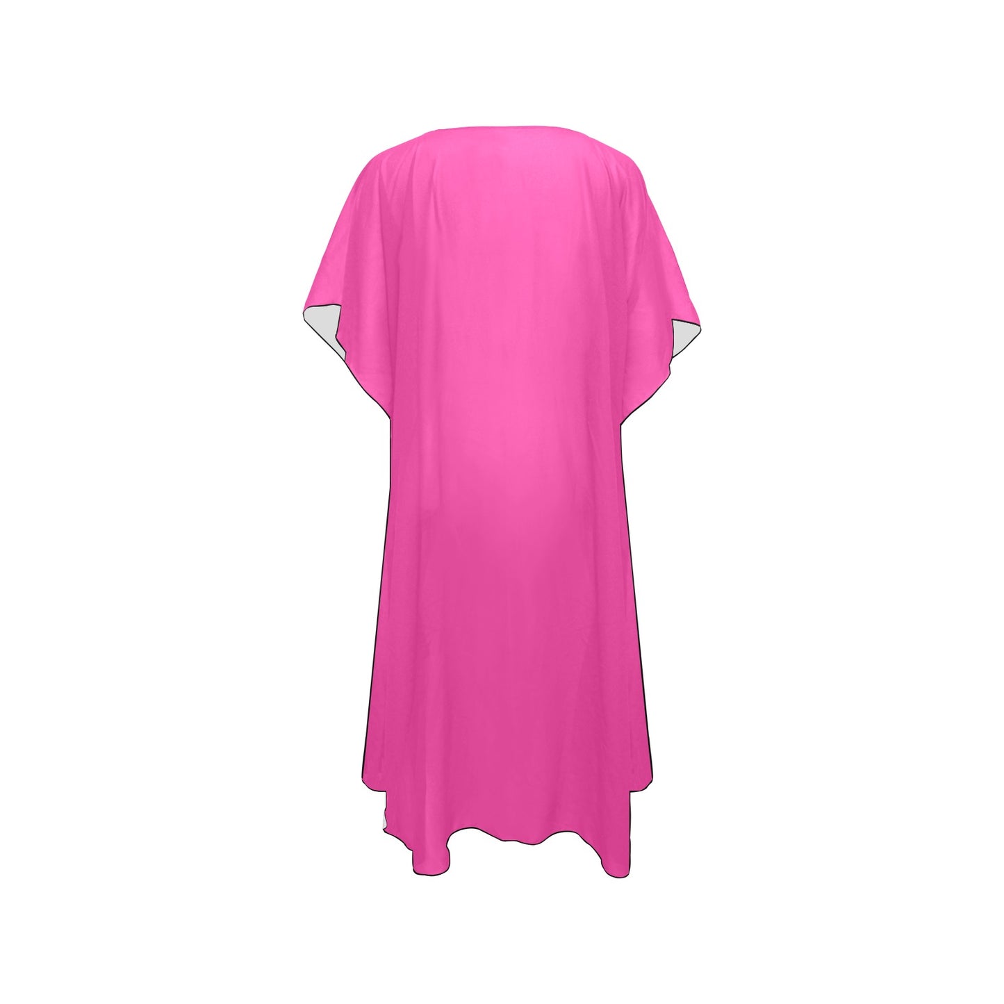 Hot Pink Chiffon Cover Ups