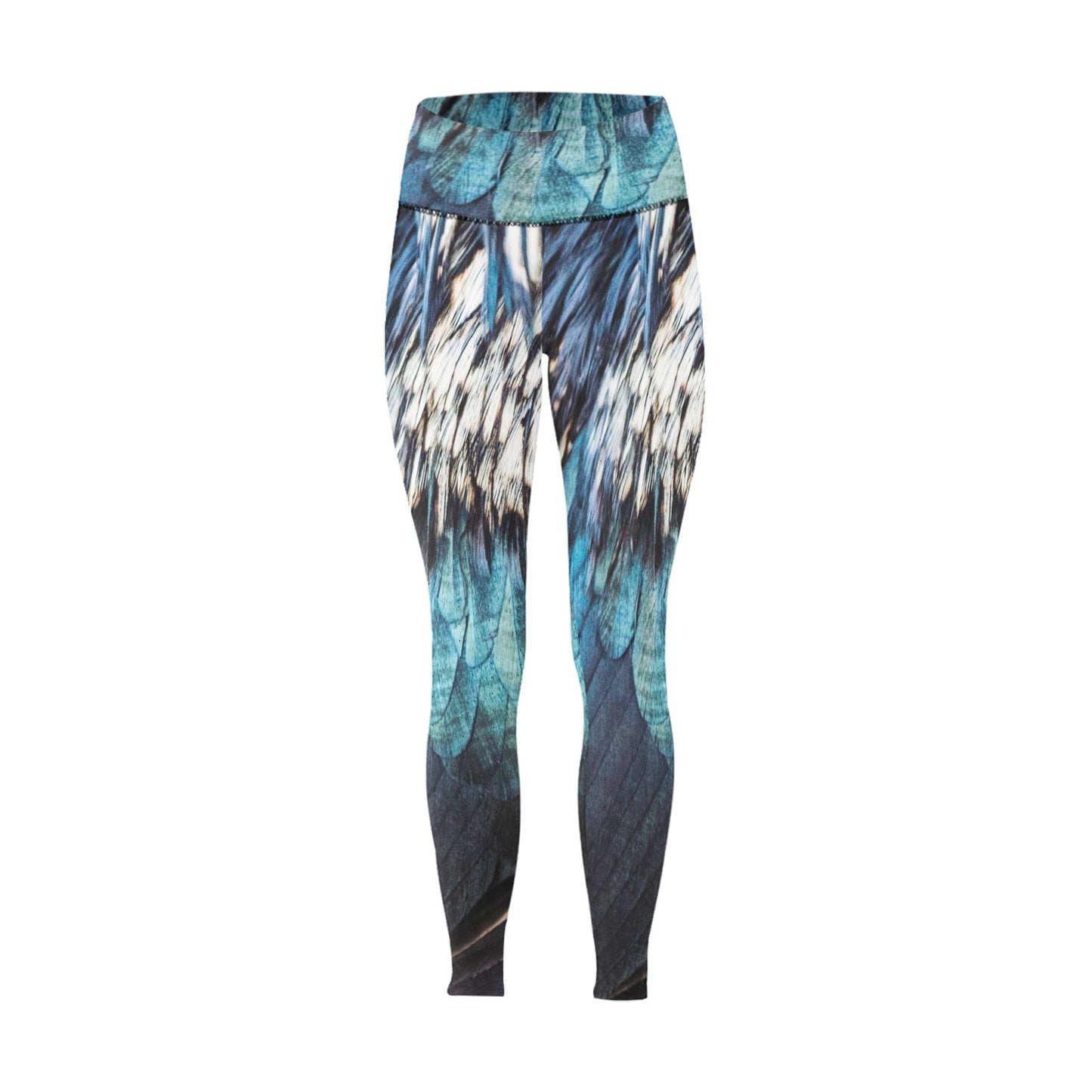 Feathers Women's High-Waisted Leggings