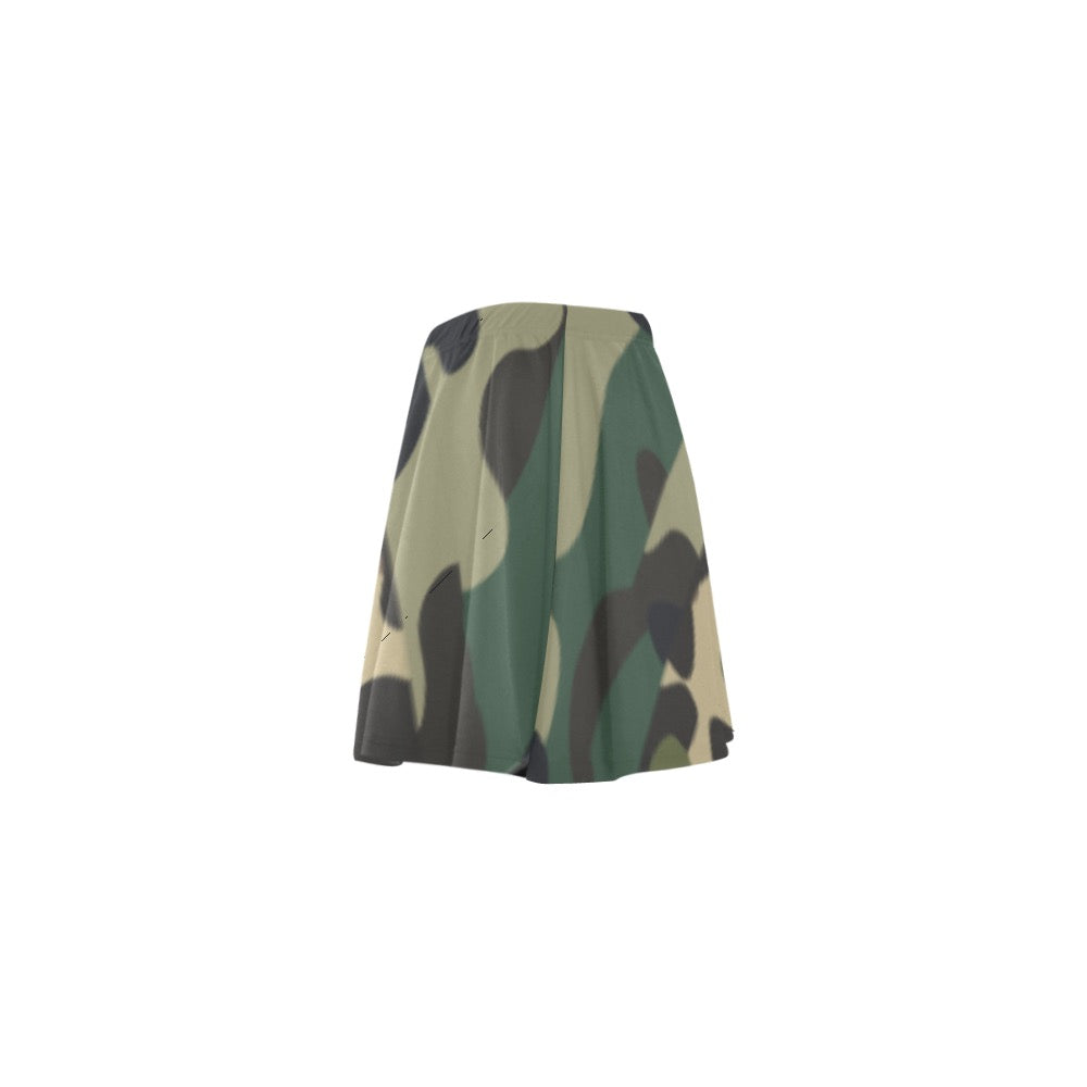 Army Fatigues Mini Skating Skirt