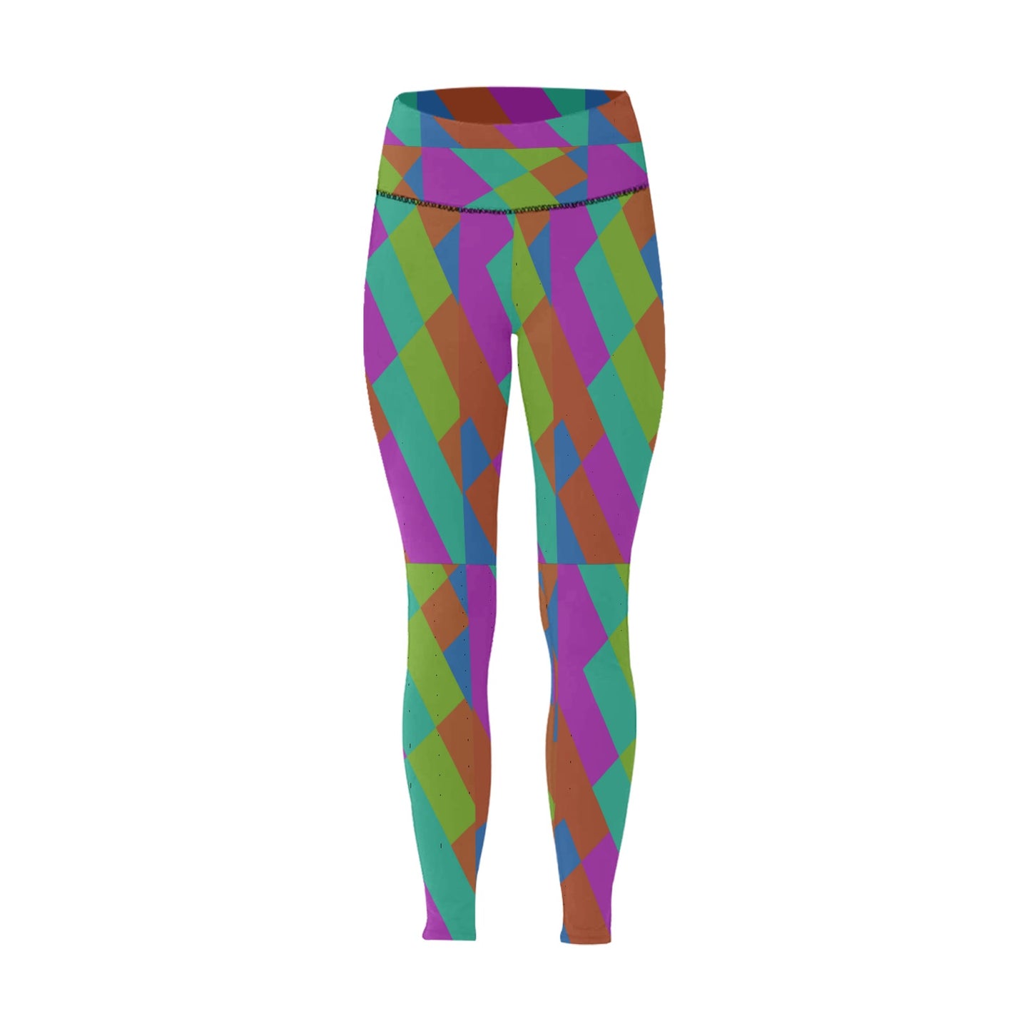 Purple Limewire High-Waisted Leggings