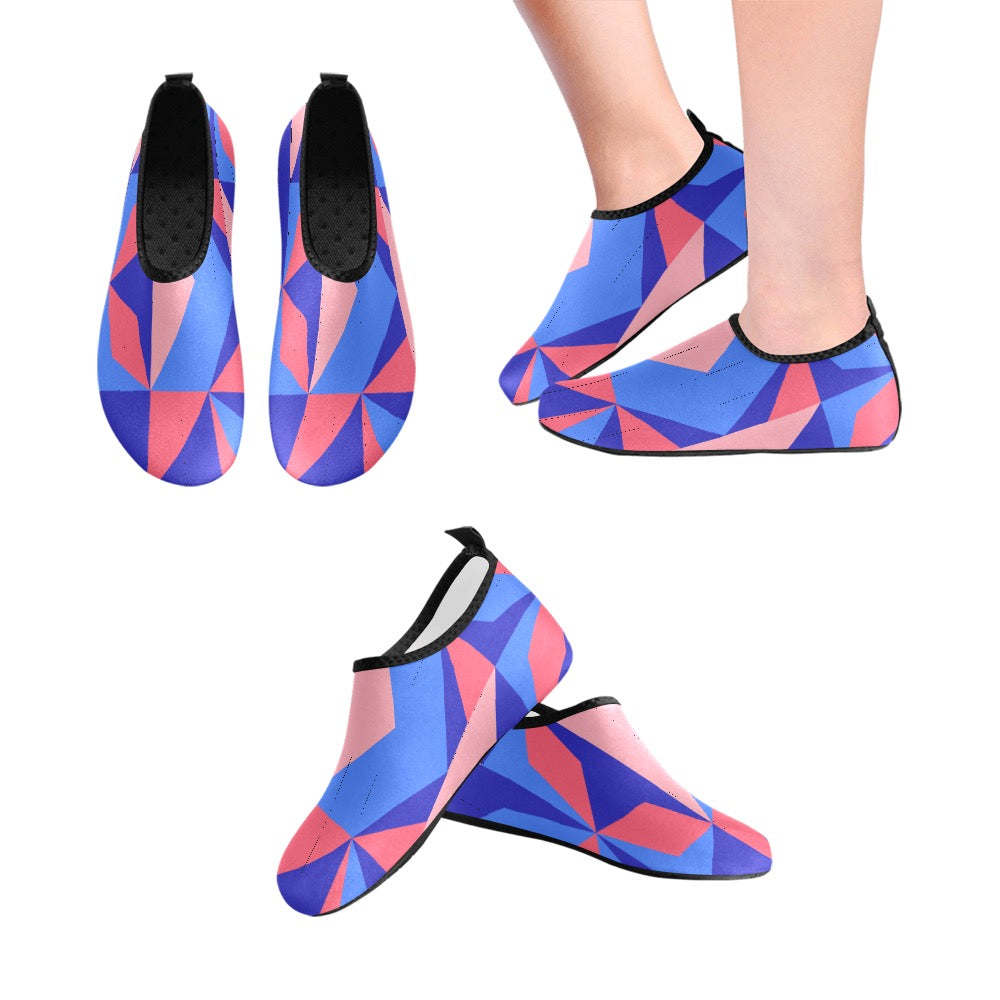 Color Abstract Kids' Slip-On Water Shoes