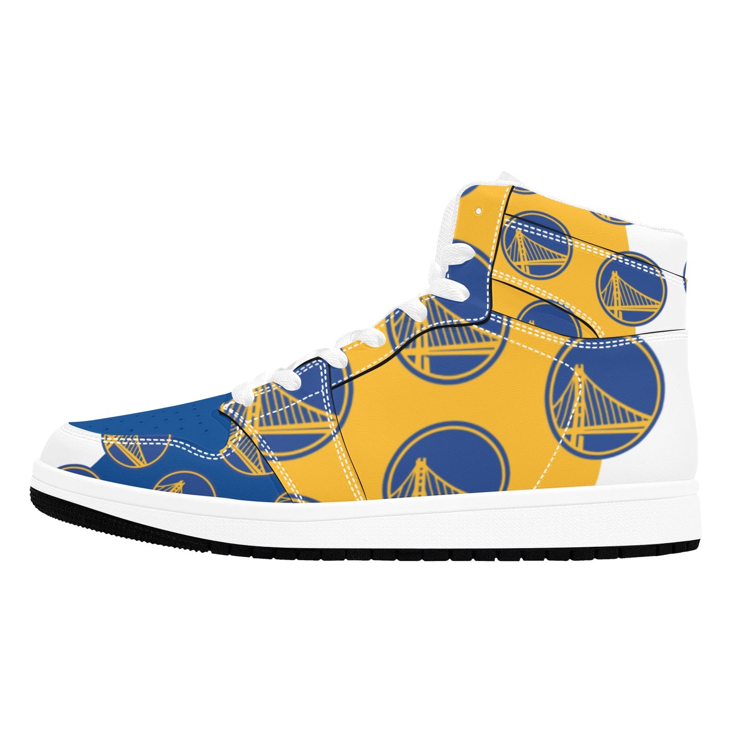 Golden State Warriors Men's High Top Sneakers