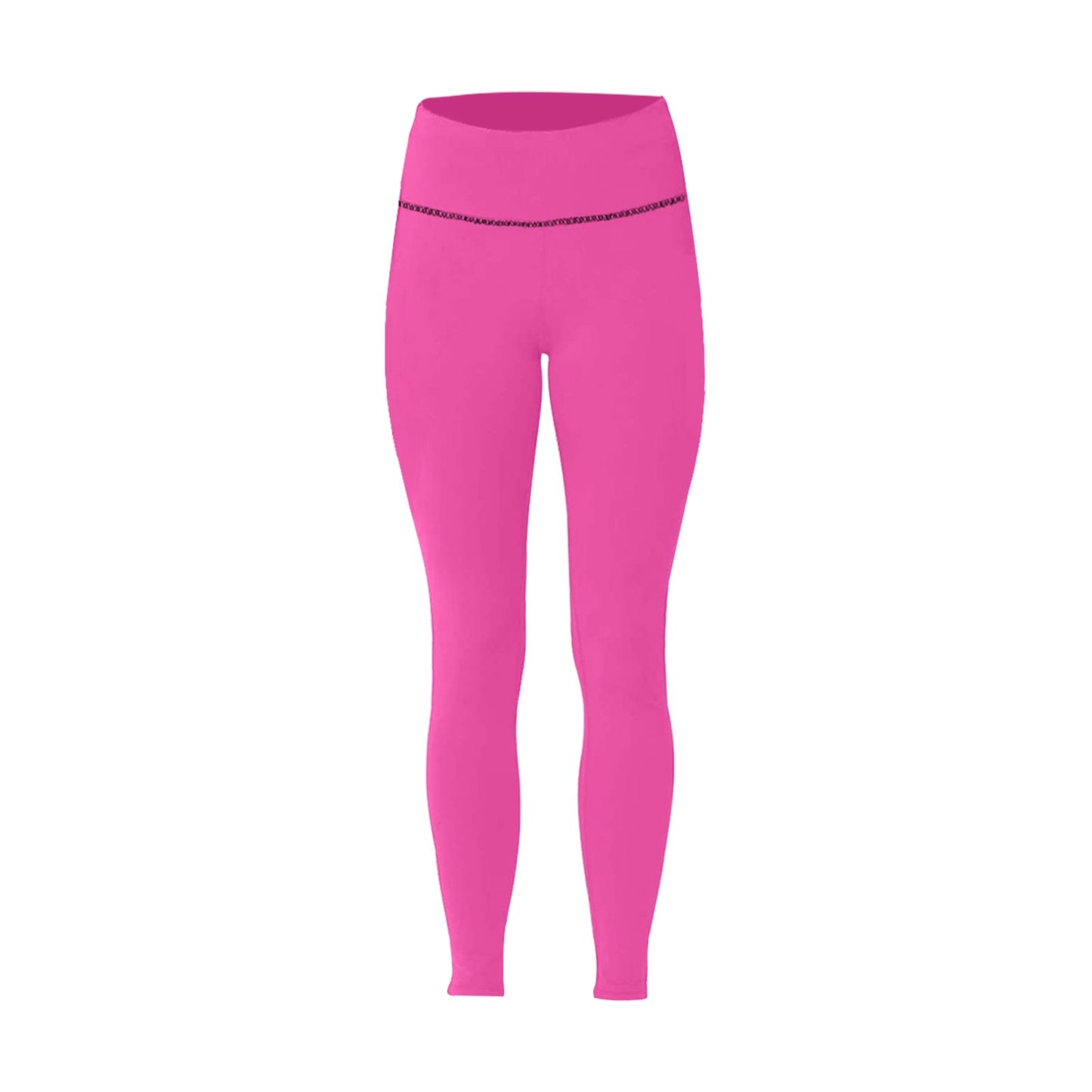 Hot Pink High-Waisted Leggings