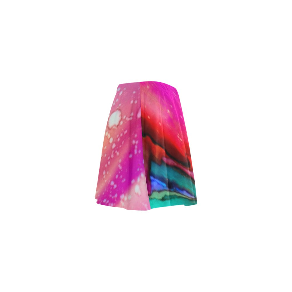 Color Blend Mini Skating Skirt