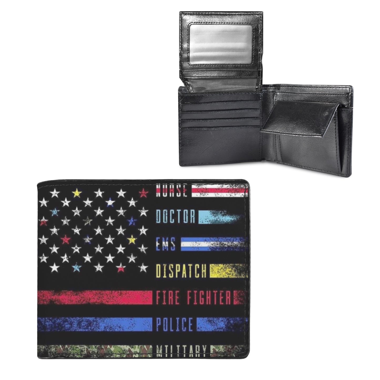 First Responders Unisex Bifold Wallet with Multi Slots