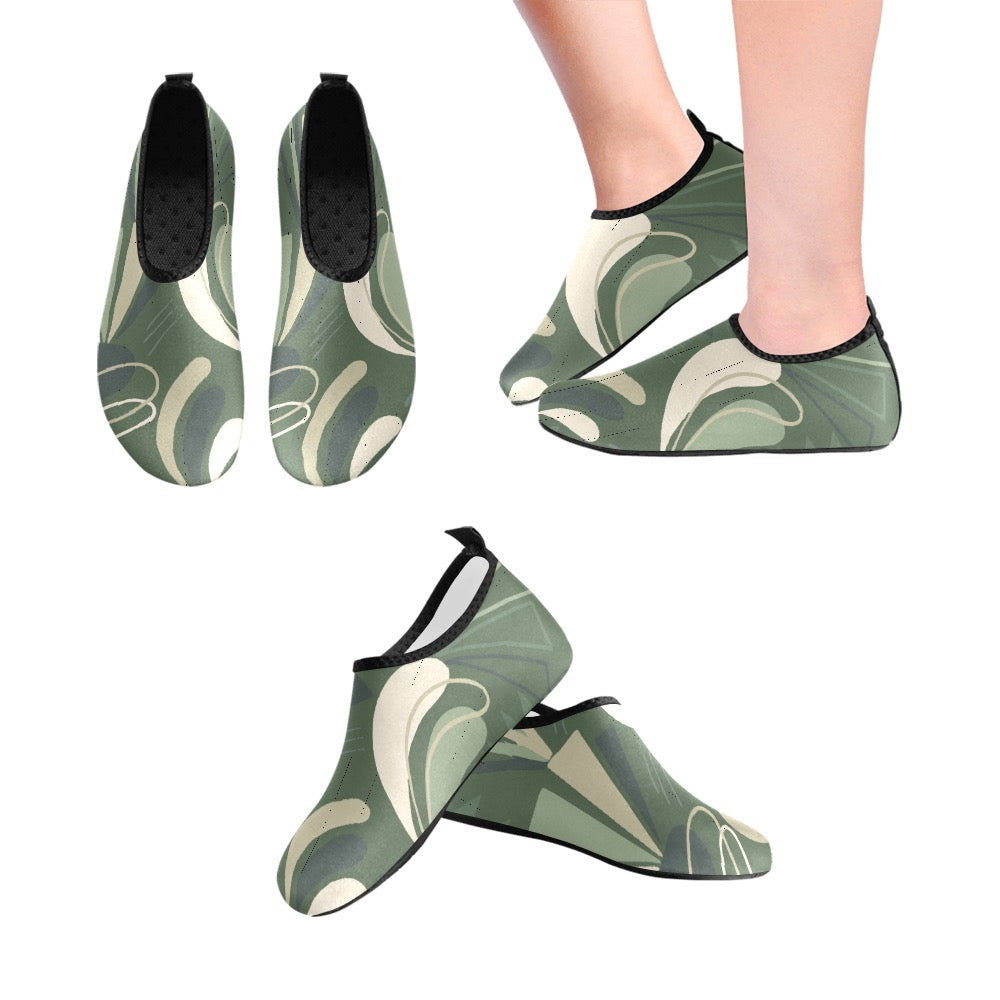 Green Angles Kids' Slip-On Water Shoes