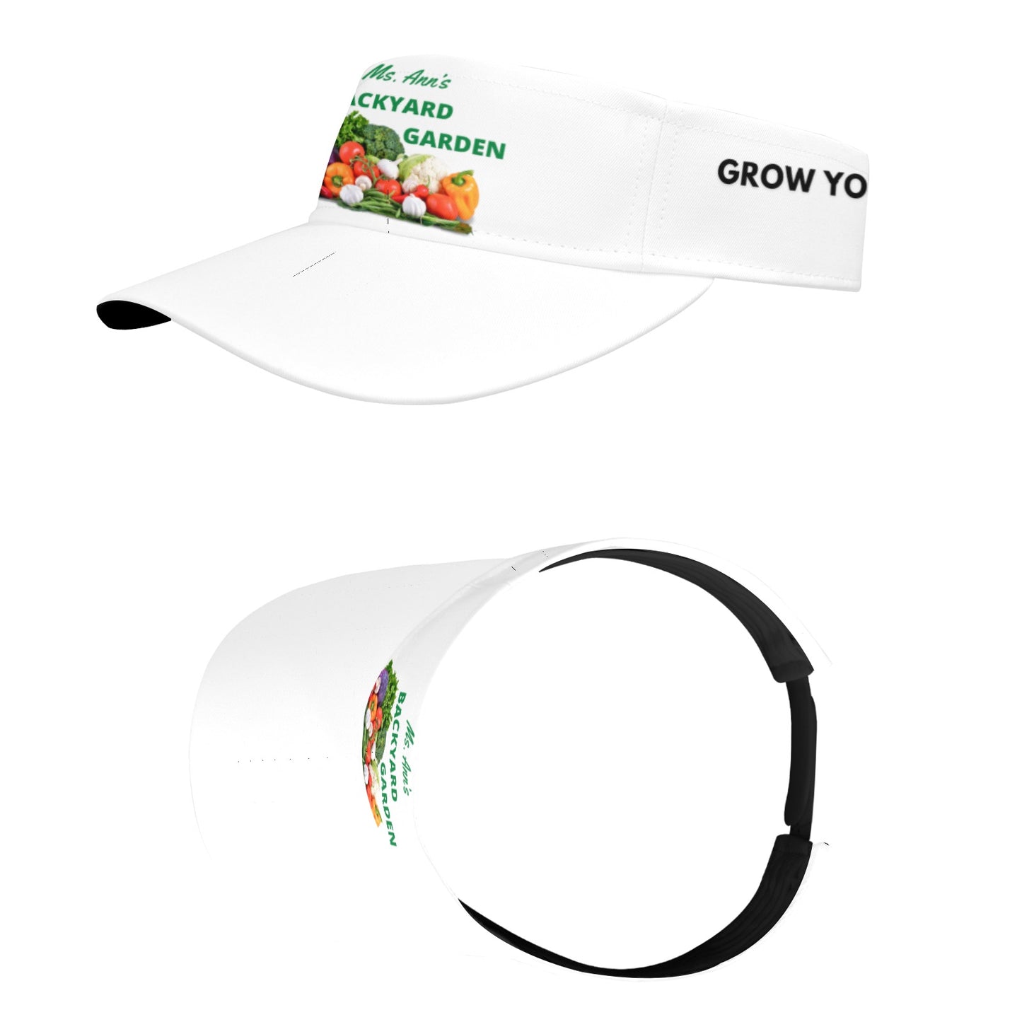 Ms. Ants Backyard All Over Print Sports Visor