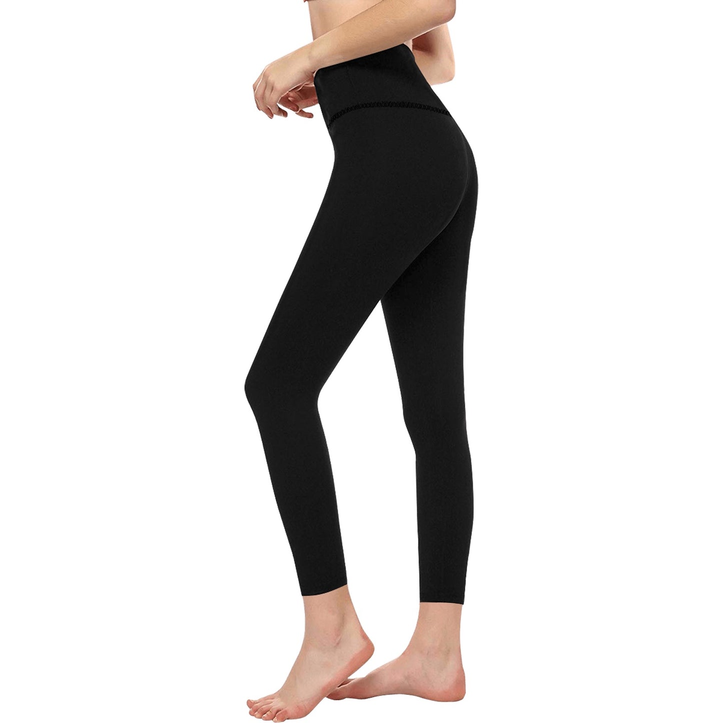 Black High-Waisted Leggings