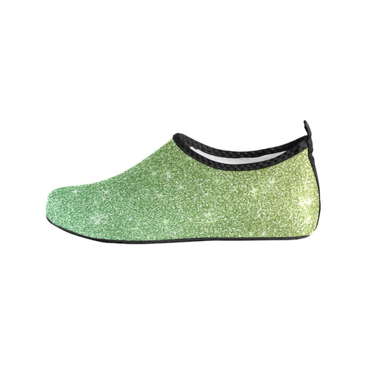 Green Apple Shimmer Kids' Slip-On Water Shoes