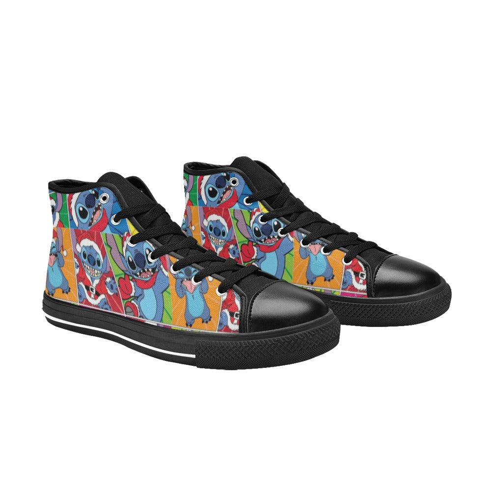 Christmas Lilo Kids' High Top Shoes