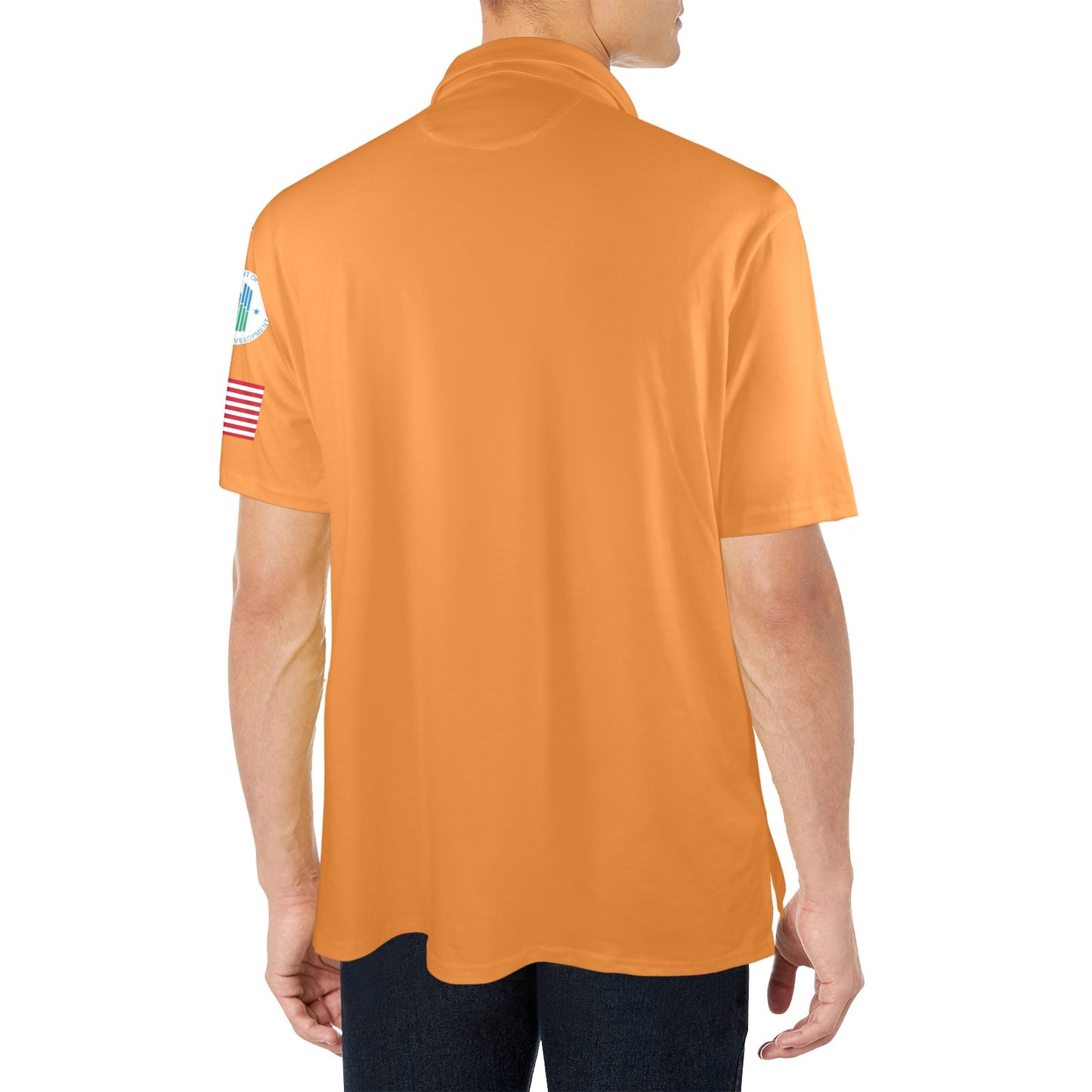Orange Men's Polo Shirt