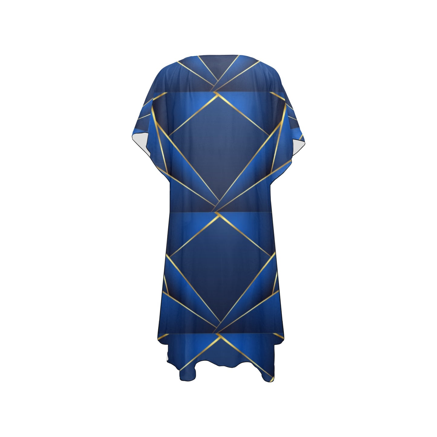 Blue Diamond Chiffon Cover Ups