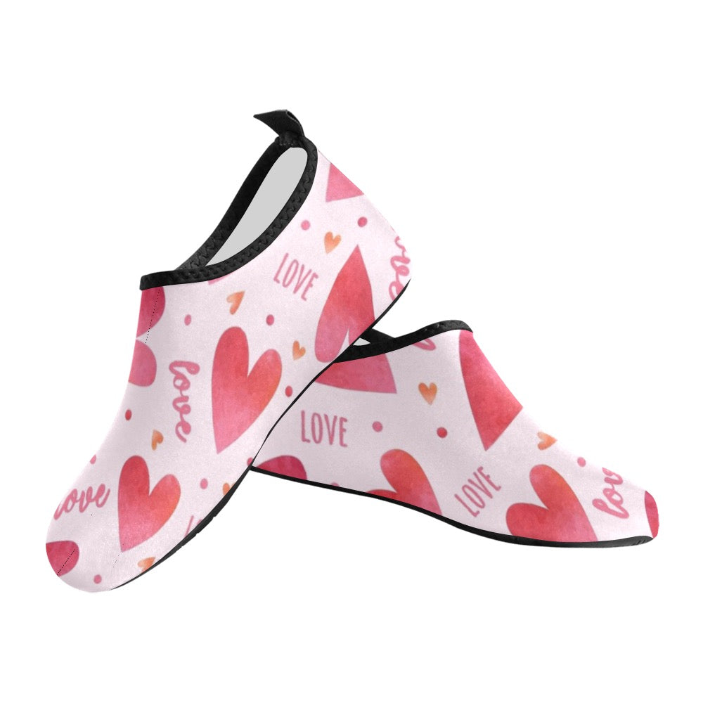 Love Hearts Kids' Slip-On Water Shoes