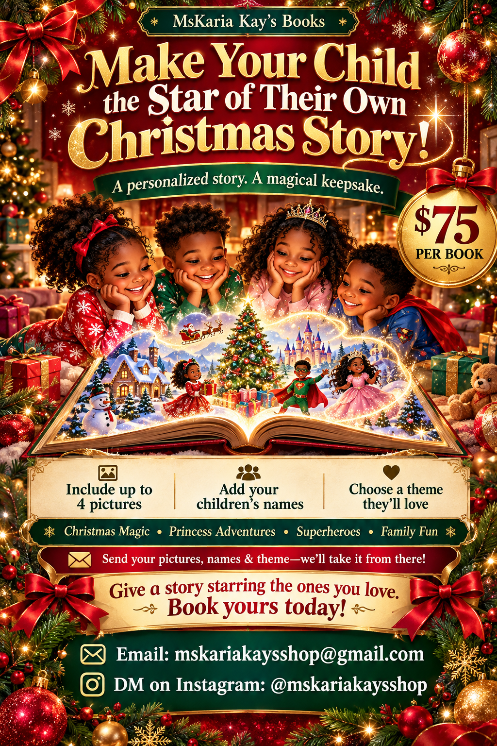 🎄Holiday Custom Holiday Book Sale🎄 Please Read The Description