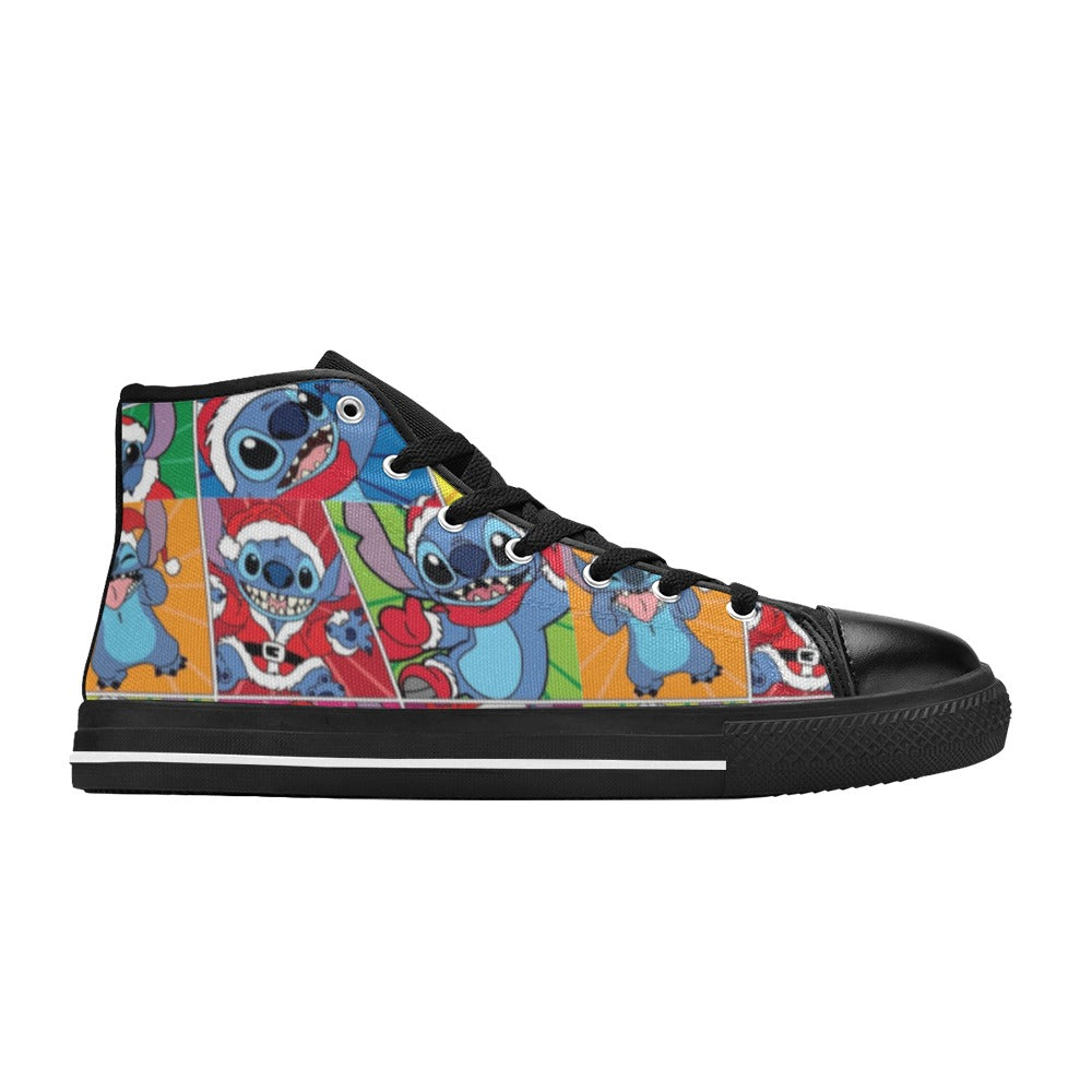 Christmas Lilo Kids' High Top Shoes