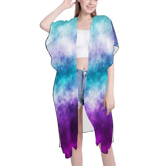 Cosmic Galaxy Chiffon Cover Ups