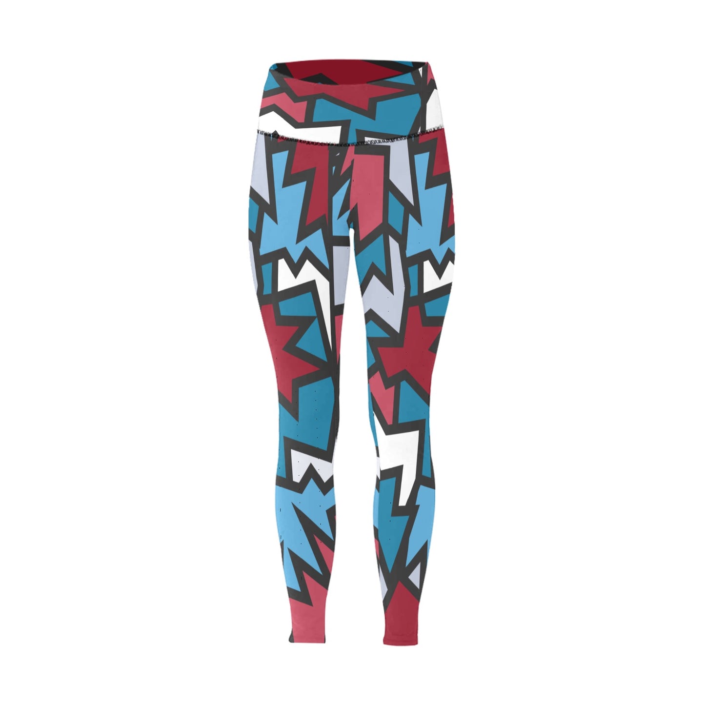 American Zigzag High-Waisted Leggings