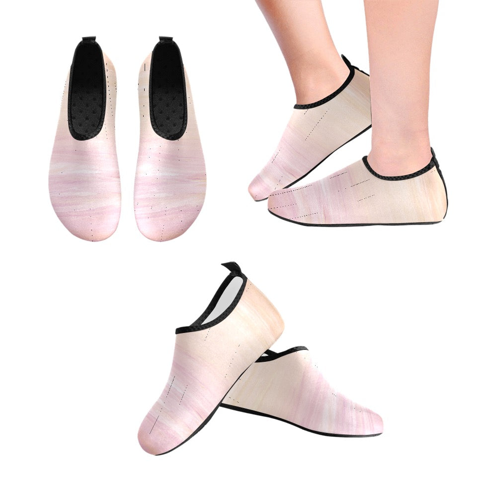 Peach Ombre Kids' Slip-On Water Shoes