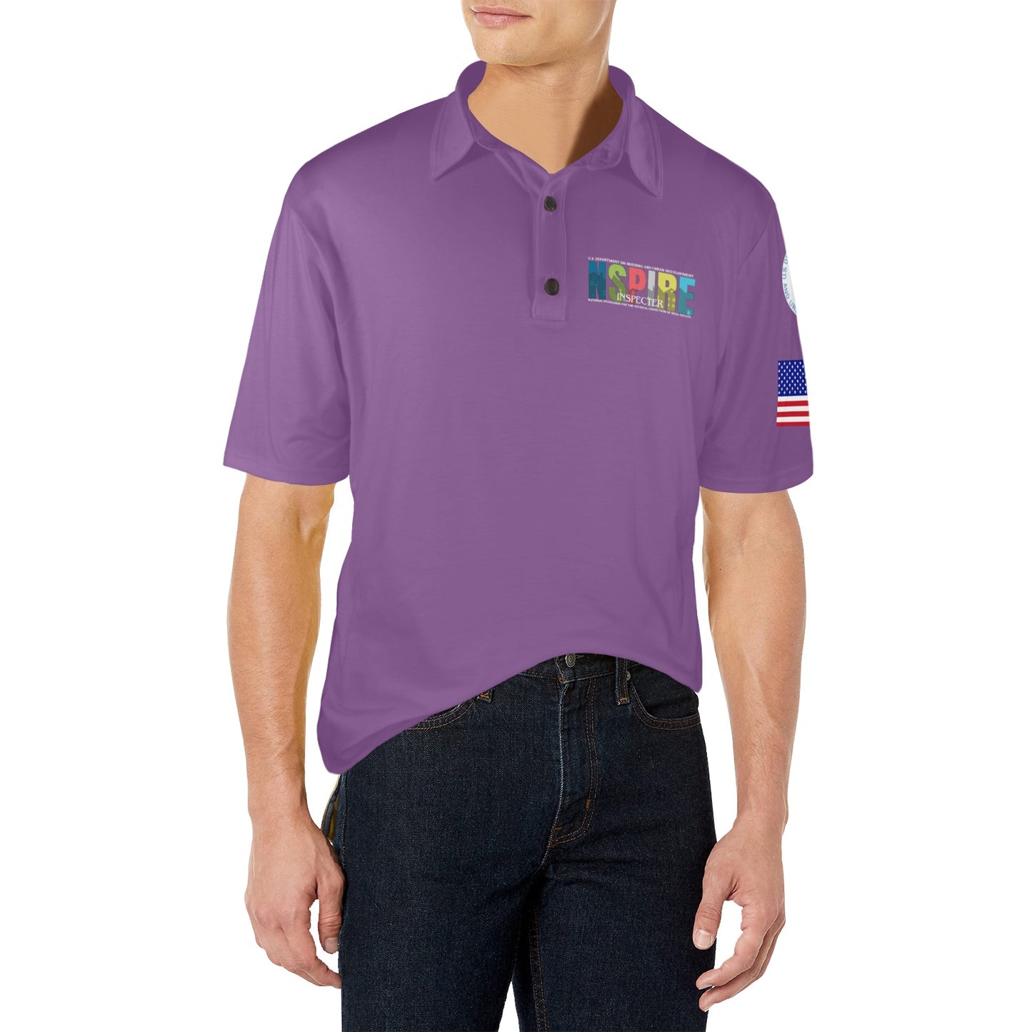 Purple Men's Polo Shirt