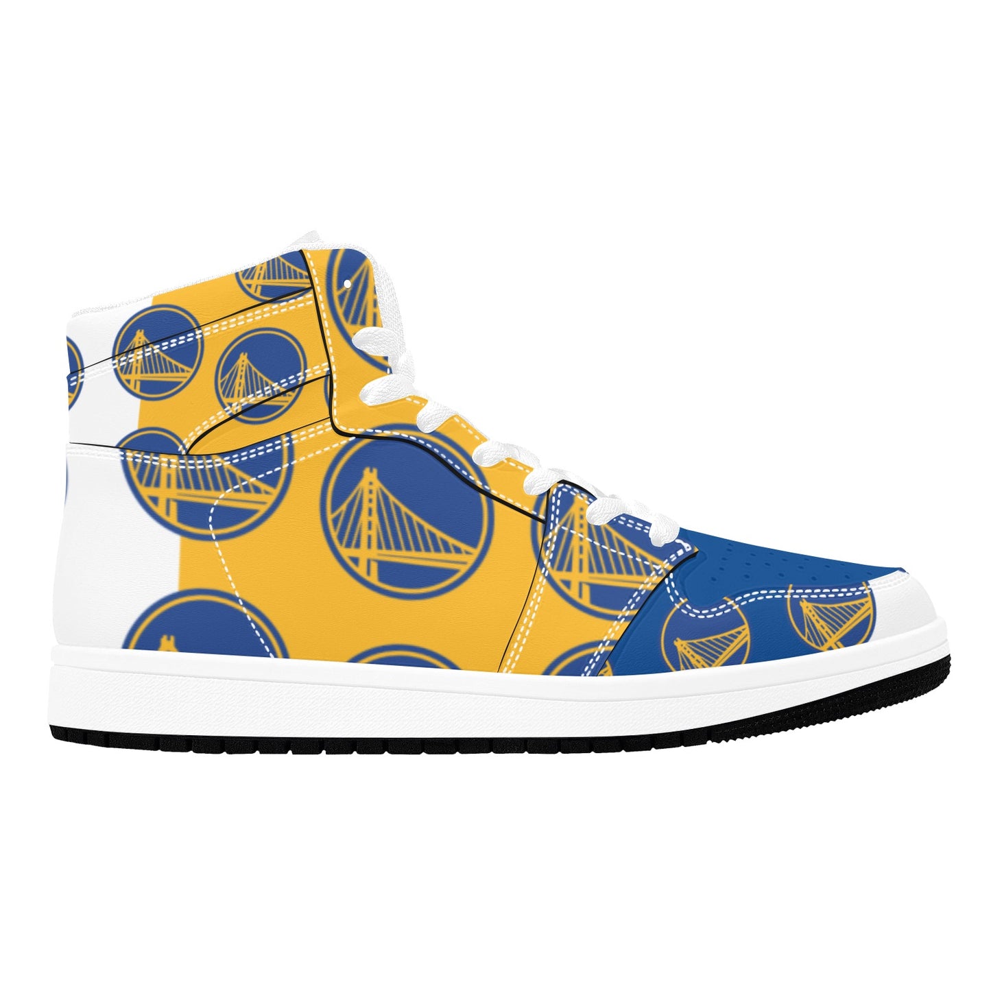 Golden State Warriors Men's High Top Sneakers