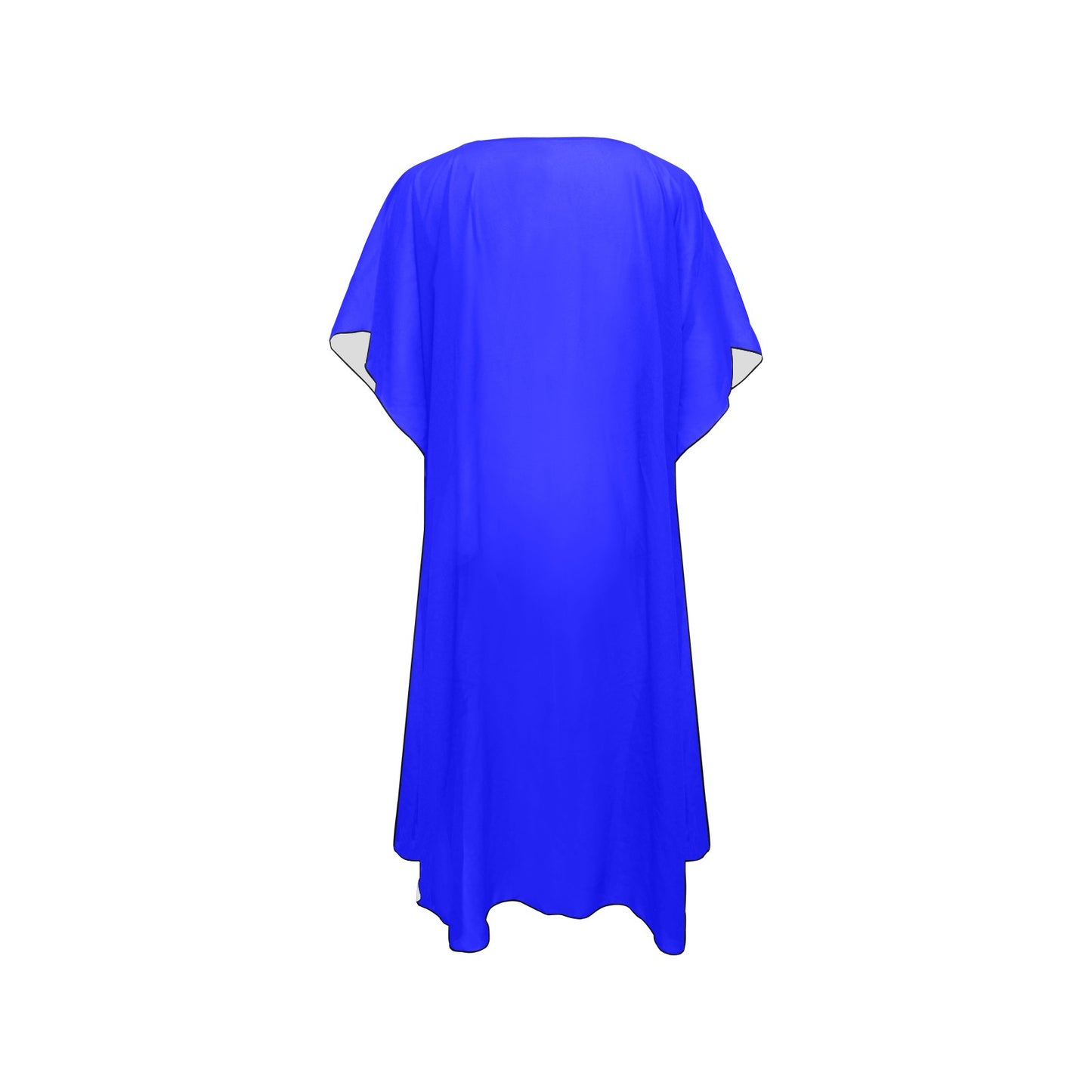 Royal Blue Chiffon Cover Ups