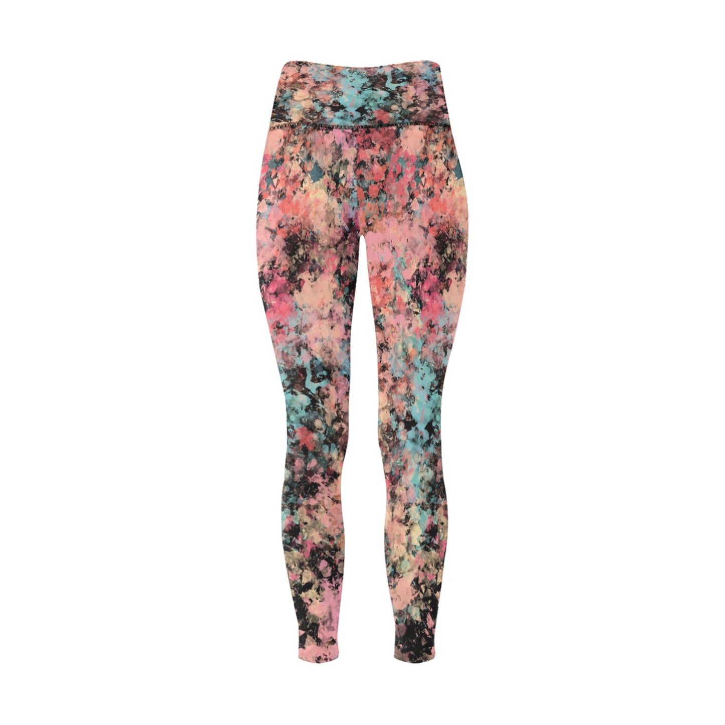 Peach Granite High-Waisted Leggings