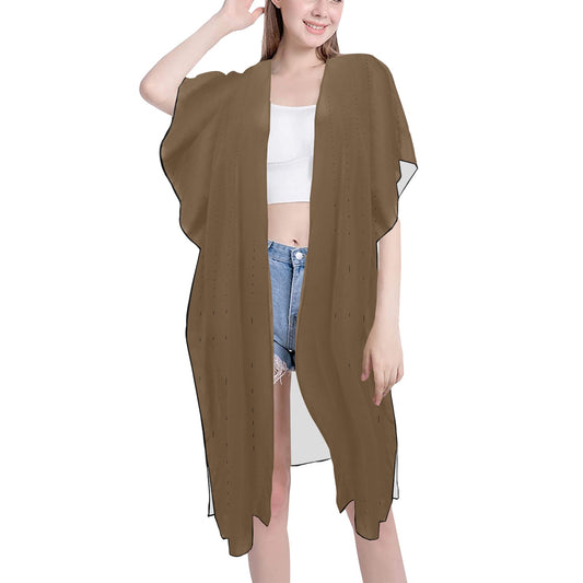 Brown Chiffon Cover Ups