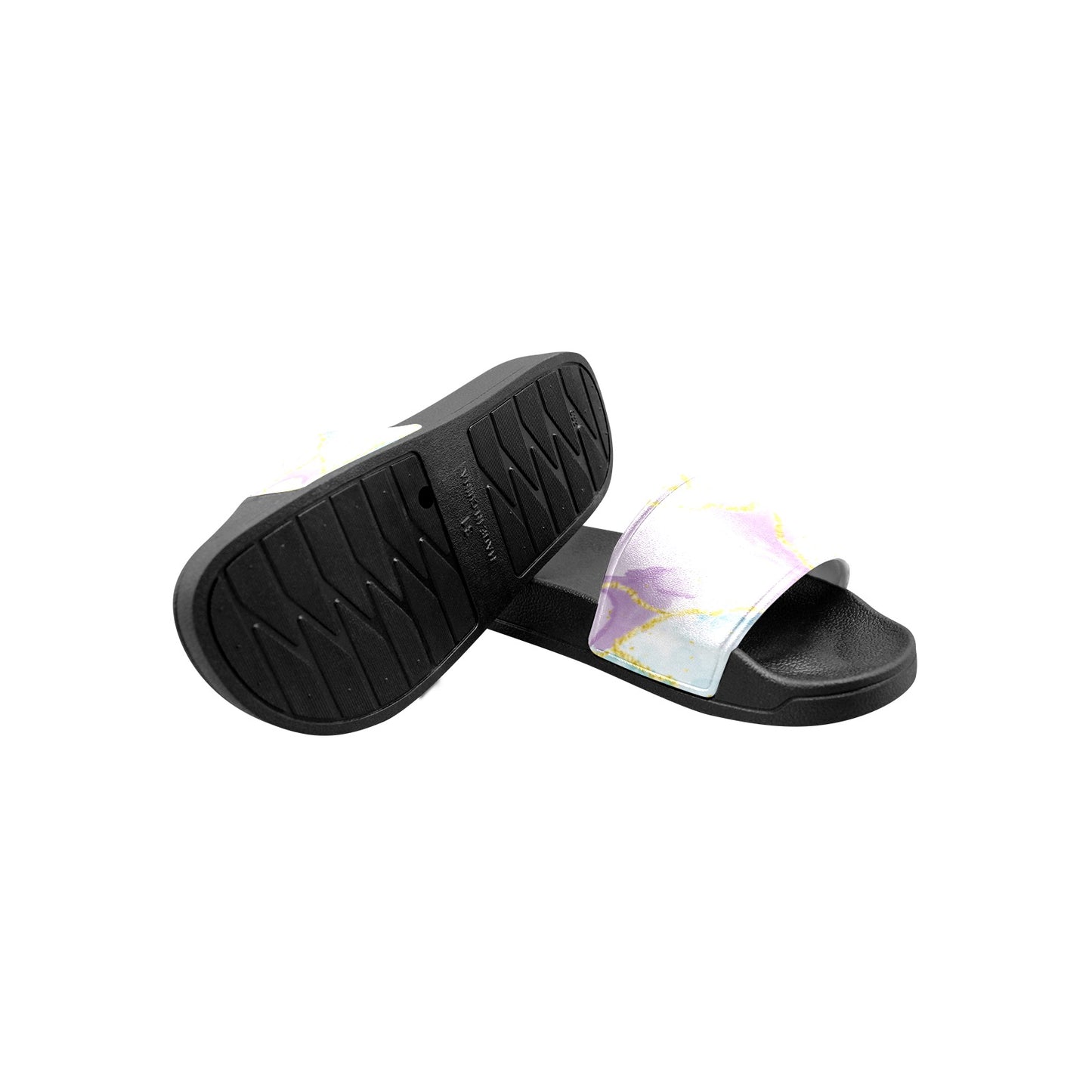 Pastel Marble Kids' Slide Sandals