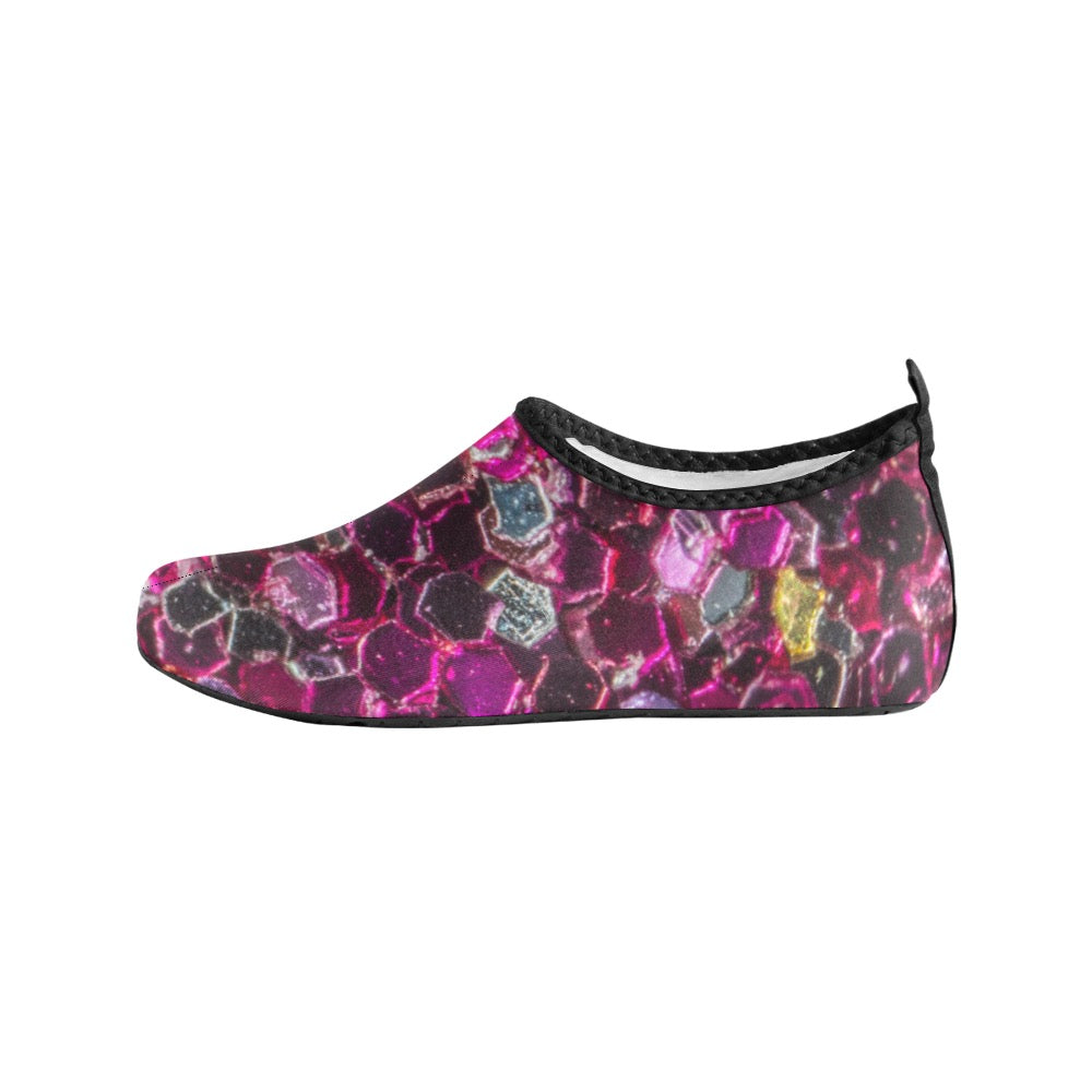 Pink Gem Kids' Slip-On Water Shoes