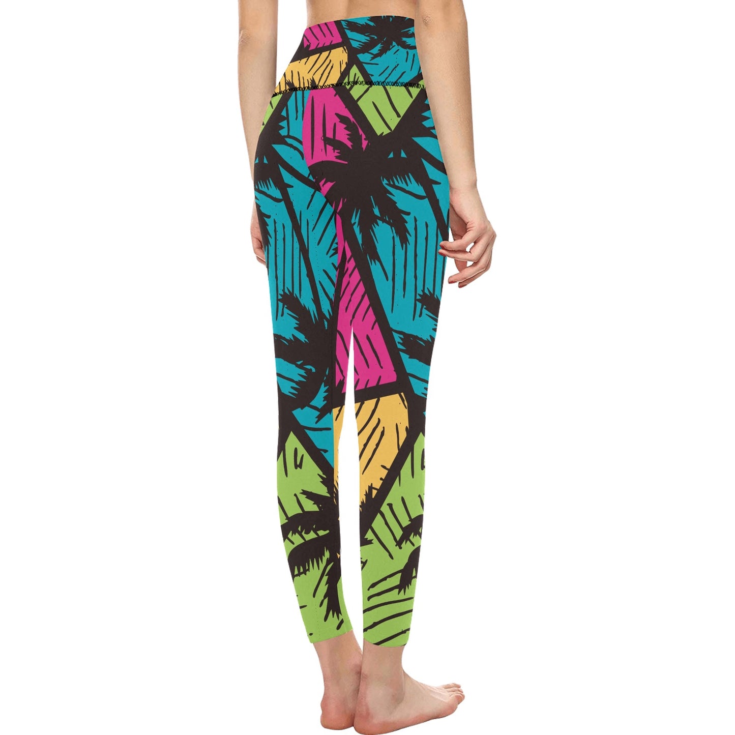 West Coast Palms High-Waisted Leggings