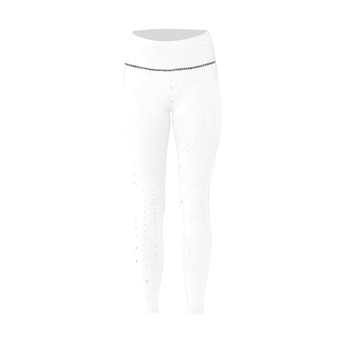 White High-Waisted Leggings