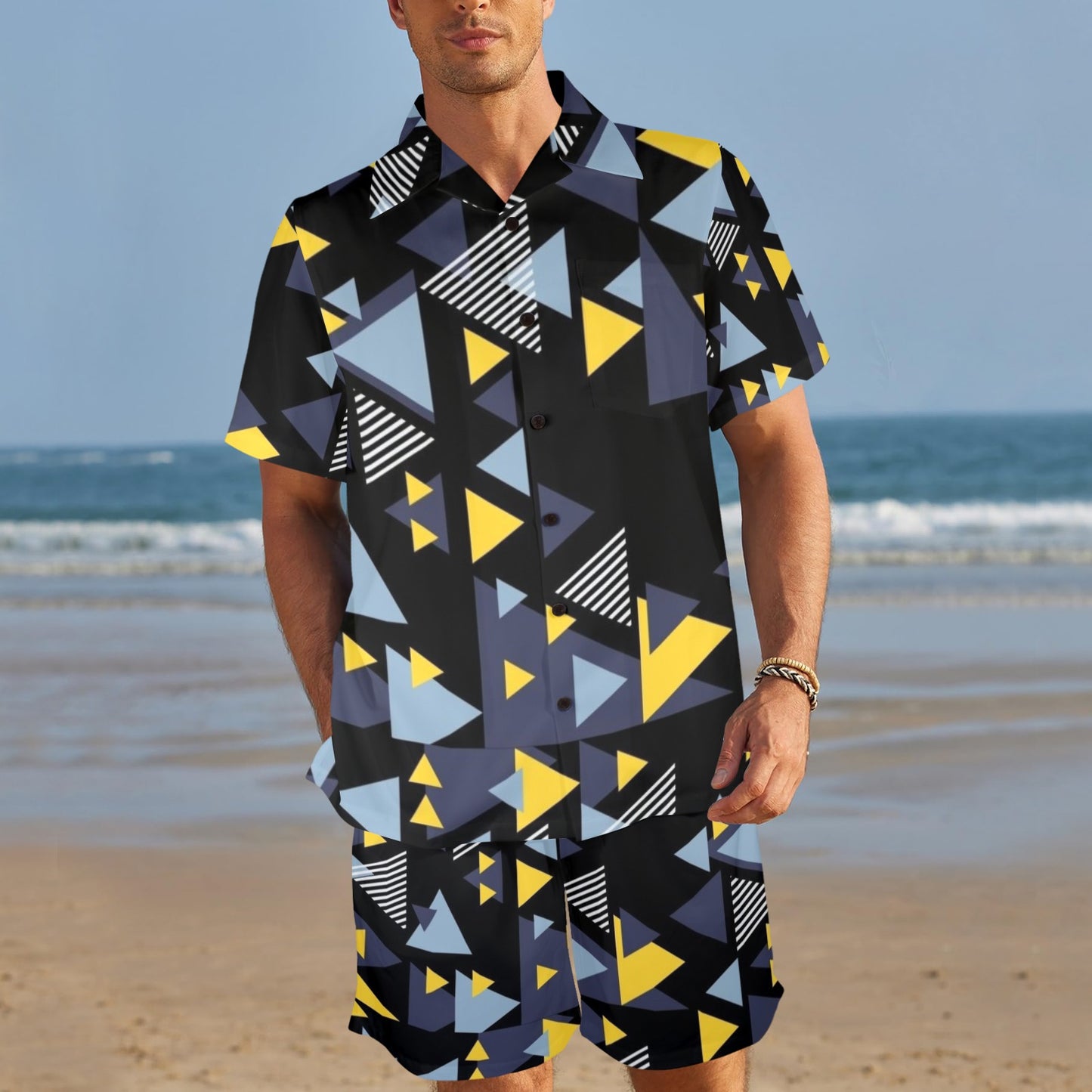 Triangle Angles Men's Outfit