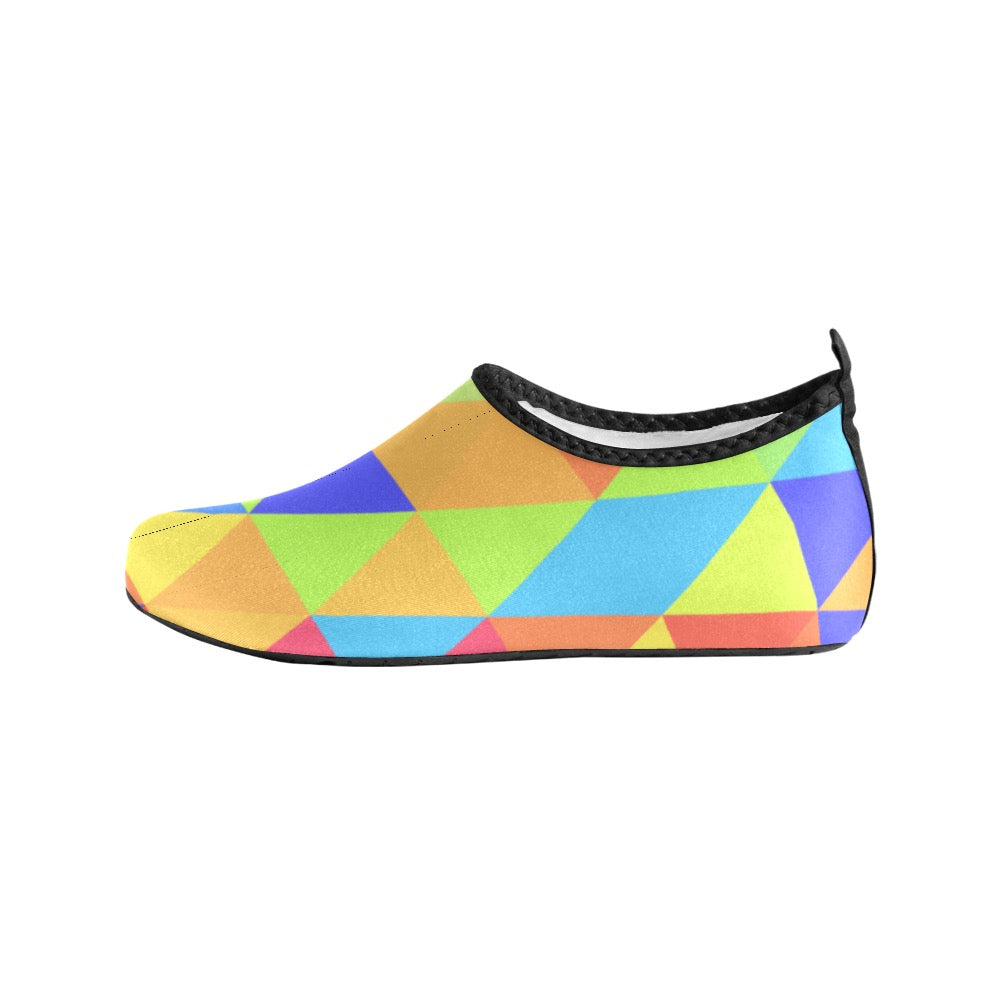 Neon Triangle Kids' Slip-On Water Shoes