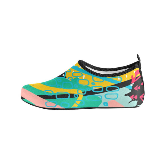 Colorful Water Flow Kids' Slip-On Water Shoes