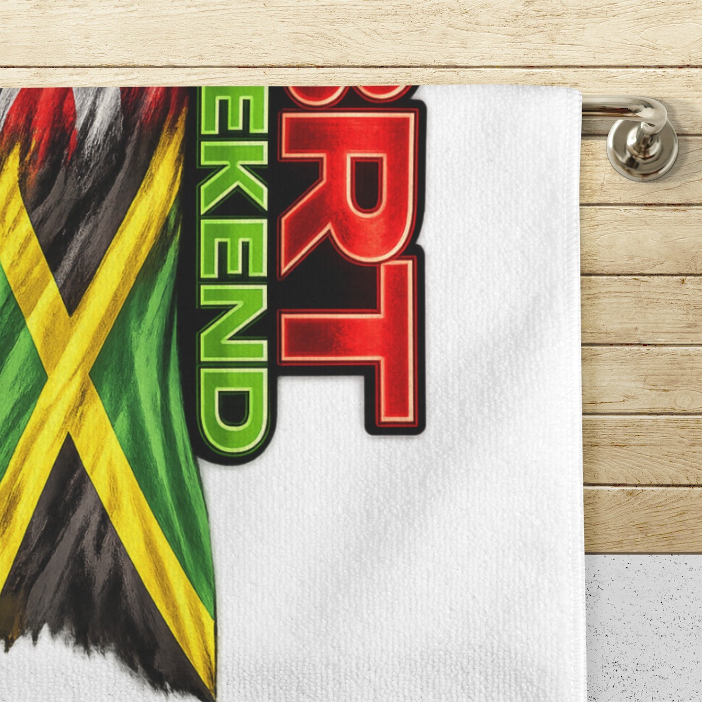 TRINI AND JAMAICA Towel