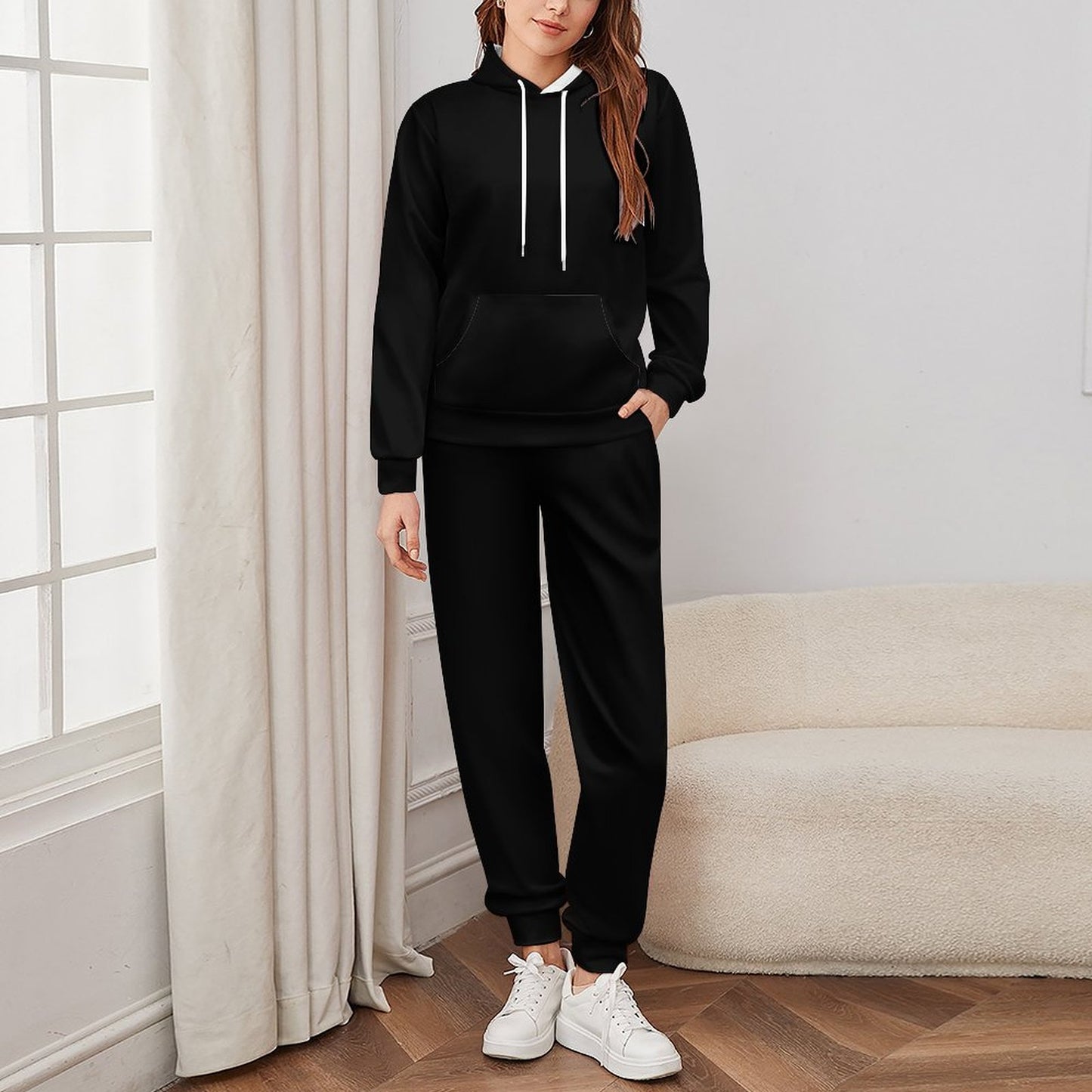 Black Adult Hoodie Set