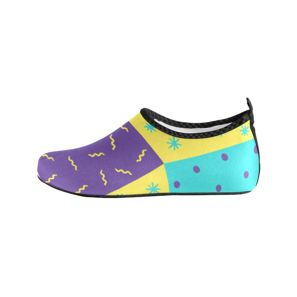 Purple Party Kids' Slip-On Water Shoes