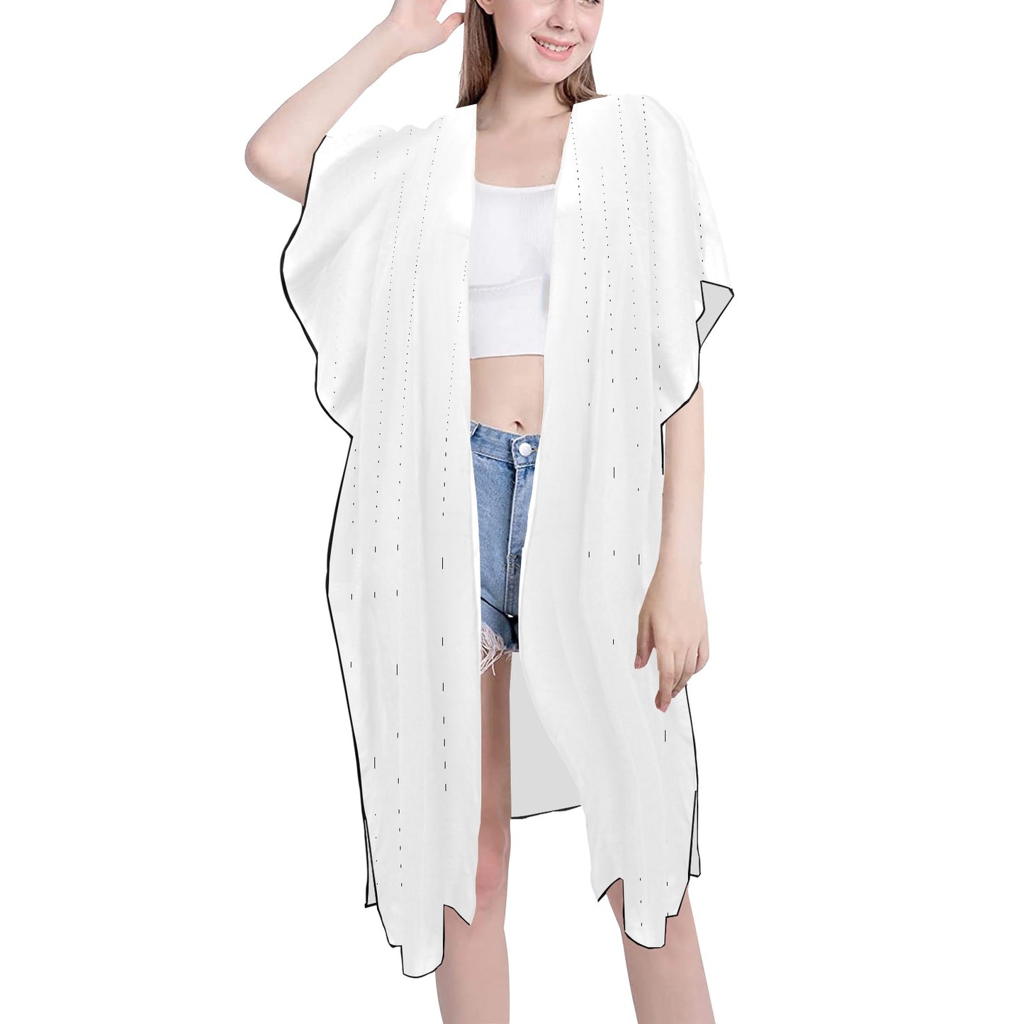 White Chiffon Cover Ups