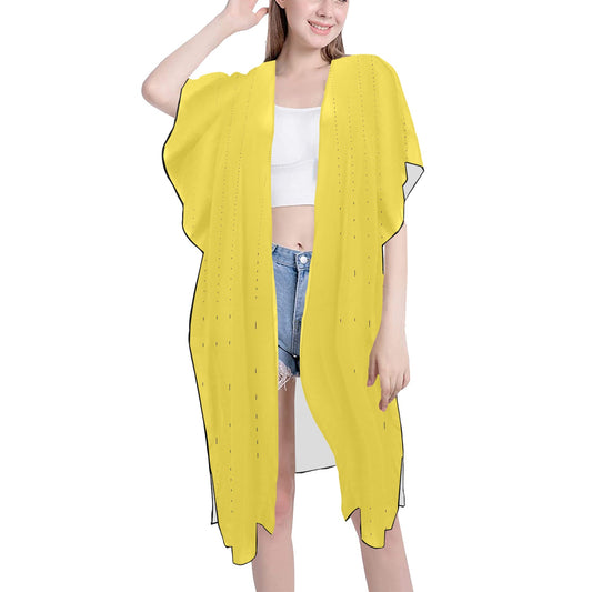 Yellow Chiffon Cover Ups